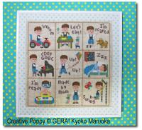 Gera! by Kyoko Maruoka - Little Peter (cross stitch chart)