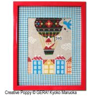 Gera! by Kyoko Maruoka - Santa&#039;s S.O.S. (cross stitch chart)
