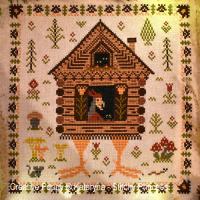 Kateryna - Stitchy Princess - Baba Yaga&#039;s hut on chicken legs (cross stitch chart)