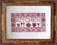 Kitchen - cross stitch pattern - by Marie-Anne R&eacute;thoret-M&eacute;lin
