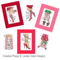 Lesley Teare Designs - Christmas Legs! (cross stitch chart)