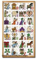 Lesley Teare Designs - ABC Nativity Sampler (Cross stitch chart)