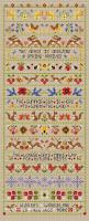 Lesley Teare Designs - All in a Year sampler (Cross stitch chart)