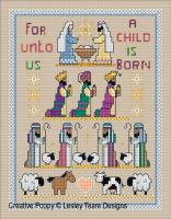 Lesley Teare Designs - Christmas nativity sampler (cross stitch chart)
