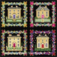 Lesley Teare Designs - Georgian Houses (cross stitch chart)
