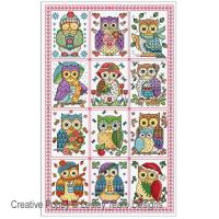 Lesley Teare Designs - Owl Sampler (cross stitch chart)