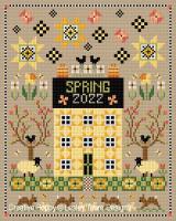 Lesley Teare Designs - Seasonal Sampler - Spring (Cross stitch chart)