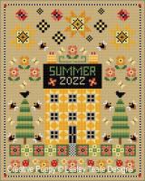Lesley Teare Designs - Seasonal Sampler Summer (Cross stitch chart)