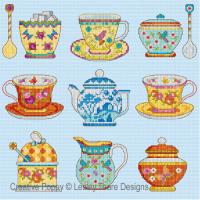 Lesley Teare Designs - Teatime Sampler (cross stitch chart)