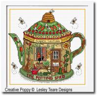Lesley Teare Designs - The potting Shed (cross stitch chart)