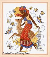 Lesley Teare Designs - African Beauty (cross stitch chart)