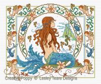 Lesley Teare Designs - Fantasy Mermaid (cross stitch chart)