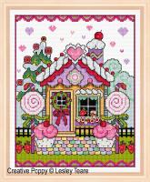 Lesley Teare Designs - Gingerbread House (cross stitch chart)
