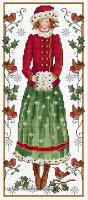Lesley Teare Designs - Holly Girl (cross stitch chart)
