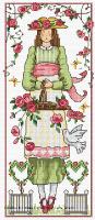 Lesley Teare Designs - Rose Girl (cross stitch chart)