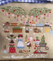 <b>Christmas eve (La vigilia de Natale)</b><br>cross stitch pattern<br>by <b>Lilli Violette</b>