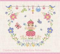 Marie-Anne Rethoret-Melin - Garden Baby Girl (cross stitch chart)