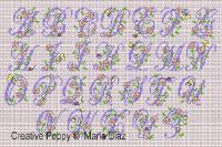 Maria Diaz - Daisy Chain Alphabet (cross stitch chart)