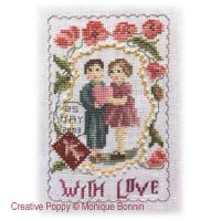 Monique Bonnin - With all my Heart (With Love / Happy Mother&#039;s Day) (Cross stitch chart)