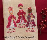 Perrette Samouiloff - Three Kings (cross stitch pattern)