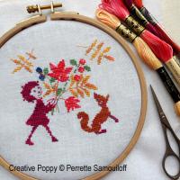 <b>Autumn miniatures</b><br>cross stitch pattern<br>by <b>Perrette Samouiloff</b>