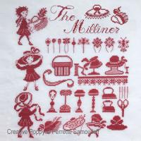 Perrette Samouiloff - The Milliner (cross stitch chart)