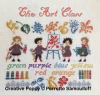 Perrette Samouiloff - The Art Class (Cross stitch chart)