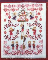 <b>Christmas Cuckoo Clock</b><br>cross stitch pattern<br>by <b>Perrette Samouiloff</b>