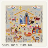 Riverdrift House - Christmas Nativity (cross stitch chart)