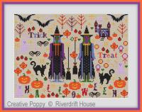 Riverdrift House - Halloween Spookies (cross stitch chart)