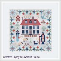 Riverdrift House - Mini Jane Austen (cross stitch chart)