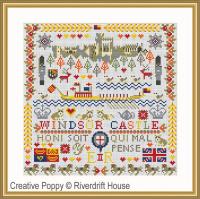 Riverdrift House - Windsor Castle (cross stitch chart)