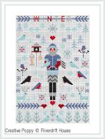 Riverdrift House - Mini Winter Sampler (cross stitch chart)