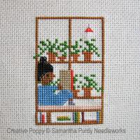 <b>Window Seat</b><br>cross stitch pattern<br>by <b>Samanthapurdyneedlecraft</b>