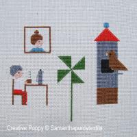 Samanthapurdytextile - Bird Watching (cross stitch chart)