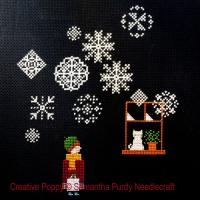 Samanthapurdyneedlecraft - Winter Snowflakes (Cross stitch chart)