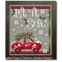 <b>Let it Snow</b><br>cross stitch pattern<br>by <b>Shannon Christine Designs</b>