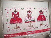 Shannon Christine Designs - Mrs Clause&#039;s Merry Outfits (cross stitch chart)