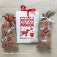 - Small Christmas Gift Bags (2) - Birds, Geese and Deer &amp; Squirrel motifs (chart)