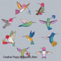 Tapestry Barn - Hummingbirds - Flight of Fancy (Cross stitch chart)