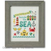Tiny Modernist - Beside the Sea (cross stitch chart)