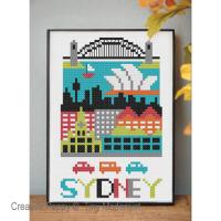 Tiny Modernist - Sydney (cross stitch chart)