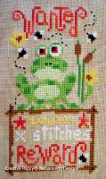 Wanted - 10.000 X stitches reward - cross stitch pattern - by Barbara Ana Designs