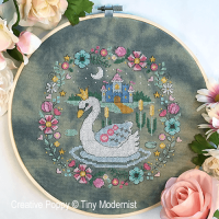 Tiny Modernist - The Swan Princess (cross stitch chart)