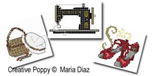 Maria Diaz - A is for Apple (alphabet and picture dictionary) (cross stitch)