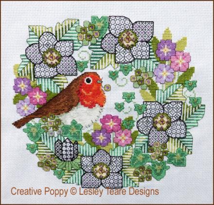 Christmas Patterns designed by Lesley Teare Designs