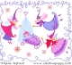 <b>Fairy godmothers - baby ABC</b><br>cross stitch pattern<br>by <b>Sylvie Teytaud</b>