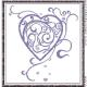 <b>Curly hearts</b><br>cross stitch pattern<br>by <b>Alessandra Adelaide Needleworks</b>