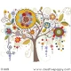<b>Tree of Crazy Flowers</b><br>cross stitch pattern<br>by <b>Alessandra Adelaide Needleworks</b>