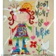 <b>Be Hippie</b><br>cross stitch pattern<br>by <b>Barbara Ana Designs</b>
